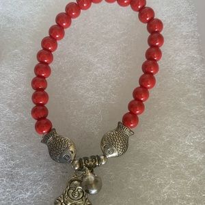 Red Buddha bracelet